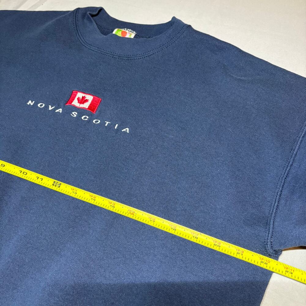 Vintage navy blue nova scotia crewneck sweatshirt - Picture 4 of 5